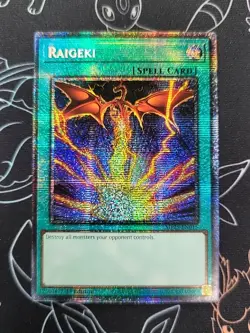Raigeki (Alt Art) - MP25-EN015 (Starlight Rare) 1st Edition Yugioh Tcg - Image 1