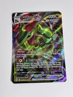 Pokemon Rayquaza VMAX Holo Ultra Rare Card 111/203SWSH07: Evolving Skies - Image 2