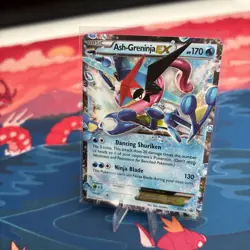 Pokemon card - Ash-greninja EX - Promo XY133 - Pokemon - moderately played - Image 1