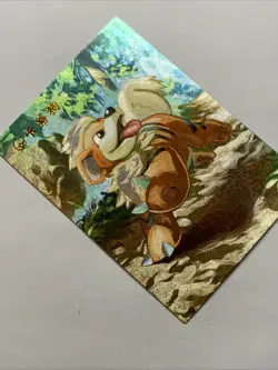 Growlithe Fire Dog Pokemon 58 Foil Holo Card Anime Rare Full Art Arcade Pokedex - Image 4