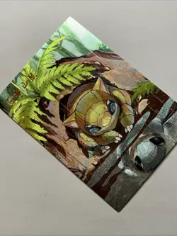 Sandshrew Armadillo Pokemon 27 Foil Holo Card Anime Rare Full Art Arcade Pokedex - Image 4