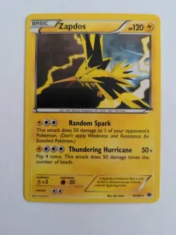 Zapdos 41/99 Next Destinies 2012 Holo Rare Pokemon Card - Image 1