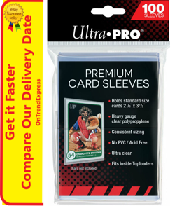 15 x Packs of 100 Ultra PRO Platinum Premium Card Soft Sleeves Clear Protector - Image 1