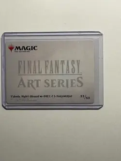 Magic The Gathering Final Fantasy Y'shtola Art Series Gold Signature 53/53 - Image 2