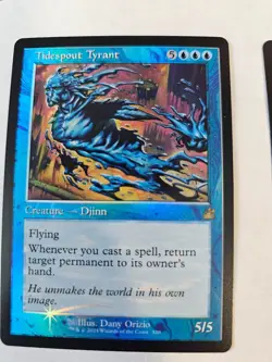 MTG - Tidespout Tyrant FOIL Retro Frame - Ravnica Remastered - Image 1