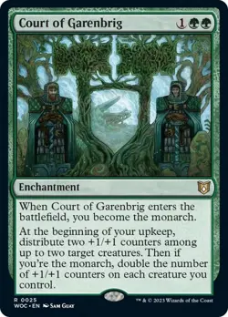Court of Garenbrig (Commander: Wilds of Eldraine) - NM Pack Fresh MTG - Image 1