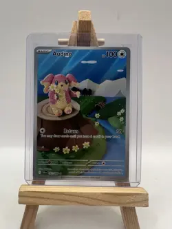 Pokemon TCG S&V: Black Bolt - Audino Illustration Rare 151/086 LP/NM English - Image 1