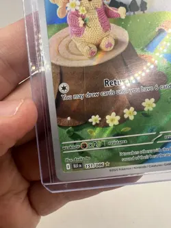 Pokemon TCG S&V: Black Bolt - Audino Illustration Rare 151/086 LP/NM English - Image 5