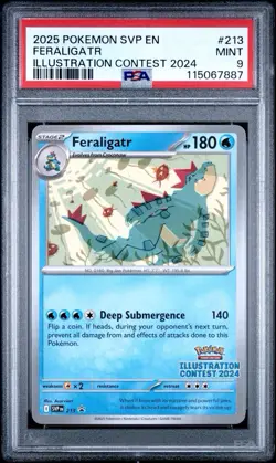 SET! 2025 POKEMON SVP EN PROMO ILLUSTRATION CONTEST 2024 PIKACHU PSA 9 - Image 3