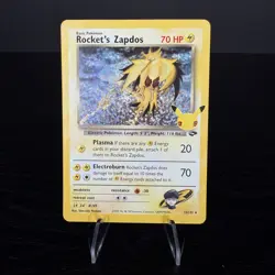Rocket's Zapdos 15/132 (Near Mint) Celebrations: Classic Collection Holo Pokemon - Image 1