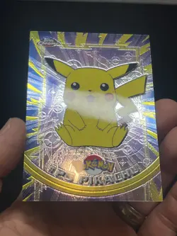 Pokemon TV Animation Topps Chrome Series 1 Pikachu #25 - Image 2