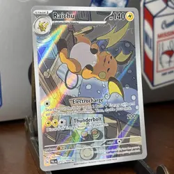 Pokemon TCG Raichu 211/193 IR Illustration Rare Paldea Evolved NM/Mint - Image 2