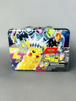 Pokemon TCG 2024 Collectors Chest Surging Sparks Pikachu Factory Sealed - Image 1