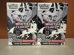LOT OF 2 Pokemon Scarlet & Violet - White Flare Booster Bundle - SEALED - Image 1