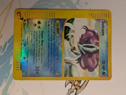 Pokemon Suicune 37/147 Aquapolis Reverse Holo DAMAGED Fast Free Ship - Image 5