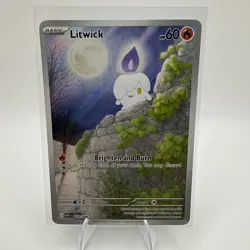 Litwick 101/086 Pokemon TCG SV White Flare Illustration Rare Card - Image 1