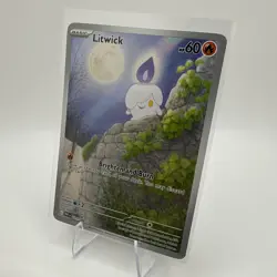 Litwick 101/086 Pokemon TCG SV White Flare Illustration Rare Card - Image 3
