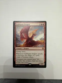 Goldspan Dragon Mtg Magic The Gathering Card - Image 1