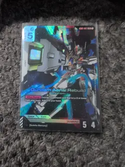 Gundam Aerial Rebuild GD01-067 LR Gundam Card Game Newtype Rising English NM/M - Image 1