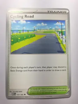 Cycling Road Non Holo NM 157/165 Scarlet & Violet 151 Pokemon Card Near Mint - Image 1
