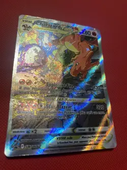 Charizard VSTAR SWSH262 Sword & Shield Promo Pokemon Card TCG Damaged Alt Art - Image 5