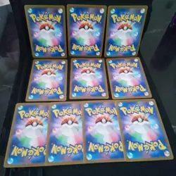 Pokemon Card Shiny Set 10pcs Different Colors Bulk Lot Pokeka - Image 2
