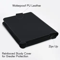 Premium Leather 500+ Pockets Card Binder Storage Trading Card Album Folder Black - Image 3