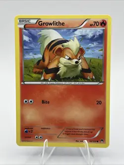 Pokemon TCG Growlithe XY Breakpoint Card 10/122 Regular Common Near Mint - Image 1
