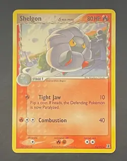 Pokemon Card Shelgon 53/113 Delta Species - Moderately Played - Image 1