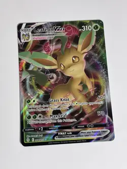 Leafeon VMAX Holo Card 008/203 Evolving Skies SWSH07 NM Condition English - Image 2