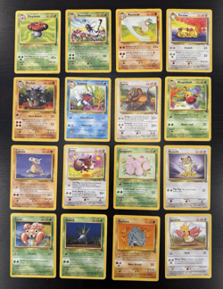 Pokemon Jungle Mixed Lot 16 Card Set - Image 1