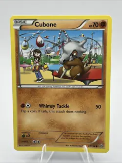 Pokemon TCG Cubone XY BREAKthrough 77/162 Regular Common Card NM - Image 1