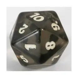 WOTC MTG Spindown d20 Life Counters Graveborn - White w/Black EX - Image 1