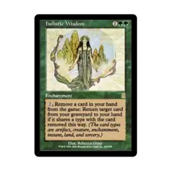 WOTC MtG Odyssey Holistic Wisdom (R) (Foil) EX - Image 1