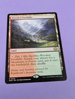 MTG Magic: Modern Horizons 3: Wooded Foothills #0236 Rare - NM - Image 1