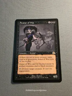 MTG Prophecy Avatar of Woe #56 Rare Magic The Gathering Free Shipping - Image 1