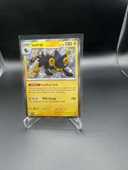 Luxray Shiny Rare 137/091 SV: Paldean Fates Mint Condition Pokemon TCG - Image 1