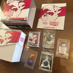 EMPTY Pokemon TCG White Flare ETB ALL Accessories-Promo Included (No Packs) - Image 1