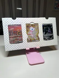 Pokemon TCG 151 UPC Promo Set Mew EX 053, Mewtwo 052 Sealed, Metal Mew 205 NM - Image 1