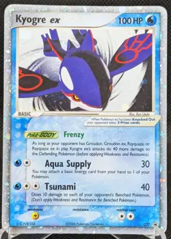 Kyogre ex Pokemon EX Collector's Tins #037 2006 Black Star Promo - Image 1