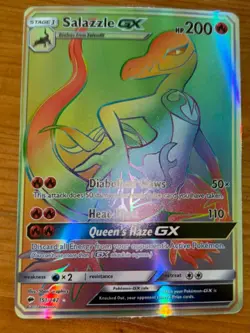 2017 Pokemon Sun & Moon Burning Shadows 151 Full Art/Salazzle GX Secret - Image 1