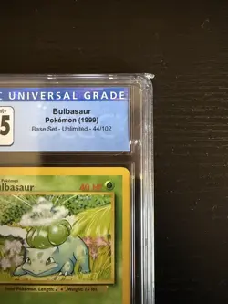 1999 Pokemon Bulbasaur Base Set Unlimited 44/102 CGC 8.5 NM/Mint+ - Image 3