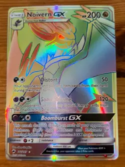 2017 Pokemon Sun & Moon Burning Shadows 160 Full Art/Noivern GX Secret - Image 1