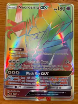 2017 Pokemon Sun & Moon Burning Shadows 153 Full Art/Necrozma GX Secret - Image 1