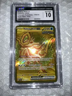 CGC 10 Walking Wake ex 178/131 Prismatic Evolutions Hyper Rare Pokemon TCG - Image 1