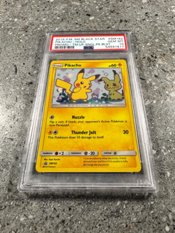 Pokemon TCG Cards Pikachu SM162 Black Star Promo Holo PSA 10 GEM MINT - Image 1
