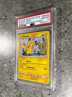 Pokemon TCG Cards Pikachu SM162 Black Star Promo Holo PSA 10 GEM MINT - Image 4