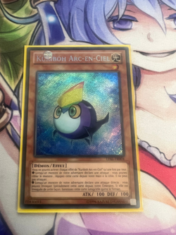 RAINBOW KURIBOH FRENCH SECRET RARE LVAL-EN004 FR004 NEAR MINT YUGIOH - Image 1
