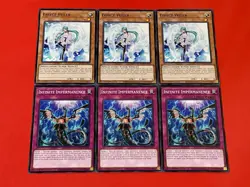 3x Infinite Impermanence + 3x Effect Veiler | NM | 1st Editions | YuGiOh! - Image 1