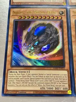 3x Nibiru, The Primal Being + 3x Artifact Lancea | RA01 | NM | YuGiOh! - Image 3